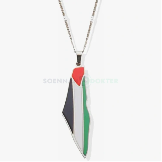 Palestina Ketting - Zilver