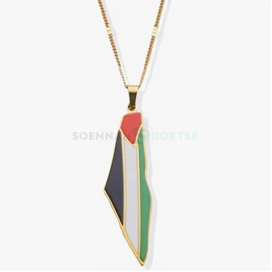 Palestina ketting - goud