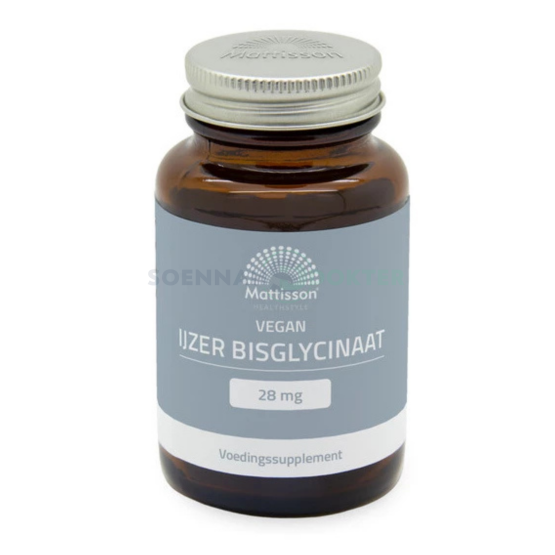 IJzerbisglycinaat 28mg - 90 capsules